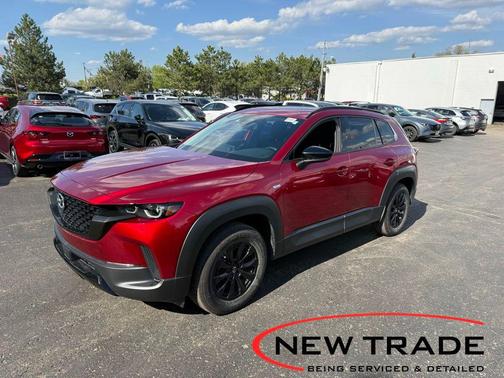 Soul Red Crystal Metallic 2025 Mazda CX-50 Hybrid Premium Package