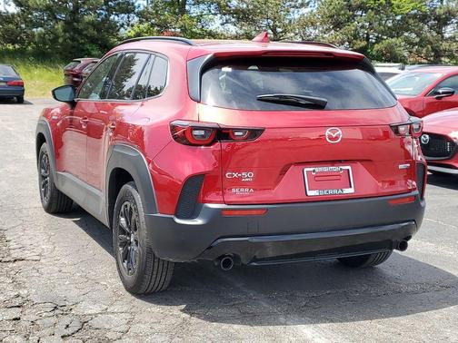 Soul Red Crystal Metallic 2025 Mazda CX-50 Hybrid Premium Package