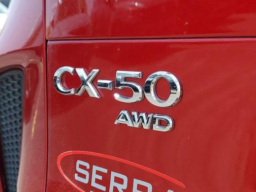 Soul Red Crystal Metallic 2025 Mazda CX-50 Hybrid Premium Package