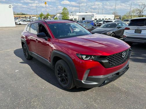 Soul Red Crystal Metallic 2025 Mazda CX-50 Hybrid Premium Package