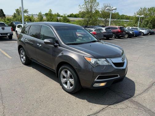 Polished Metal Metallic 2012 Acura MDX 3.7L Technology