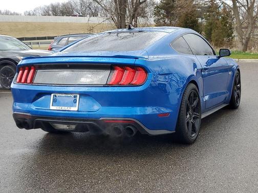 Blue 2020 Ford Mustang GT