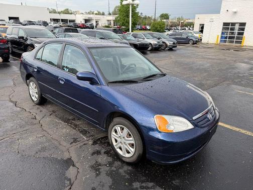 Eternal Blue Pearl 2003 Honda Civic EX