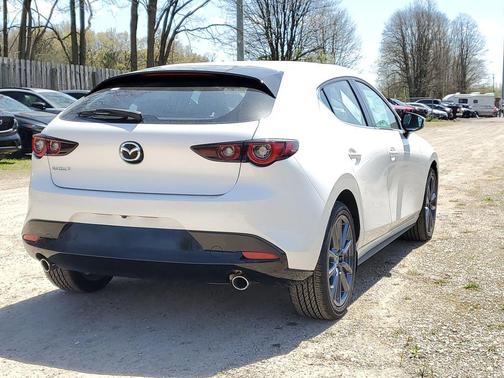 Snowflake White Pearl Mica 2026 Mazda Mazda3 FWD w/Preferred Package