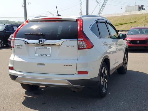 White Diamond Pearl 2015 Honda CR-V Touring