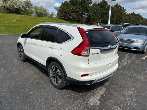 White Diamond Pearl 2015 Honda CR-V Touring