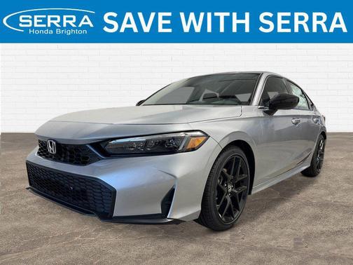 Solar Silver Metallic 2026 Honda Civic Sport