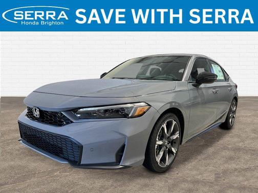 Urban Gray Pearl 2026 Honda Civic Hybrid Sport Touring