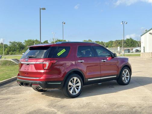 RED 2019 Ford Explorer Limited