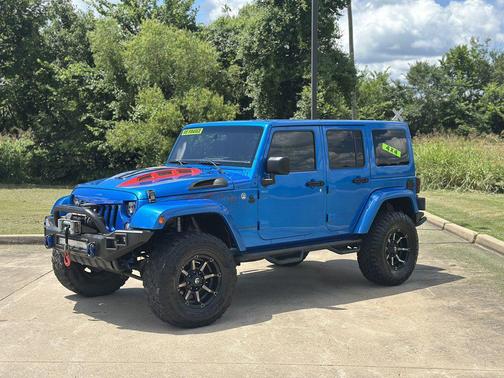 Hydro Blue Pearlcoat 2016 Jeep Wrangler Unlimited Sahara