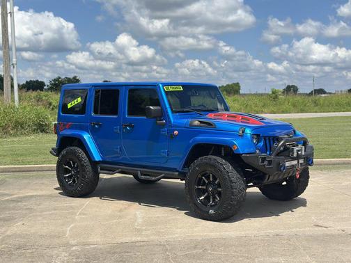 Hydro Blue Pearlcoat 2016 Jeep Wrangler Unlimited Sahara