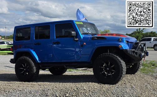 Hydro Blue Pearlcoat 2016 Jeep Wrangler Unlimited Sahara
