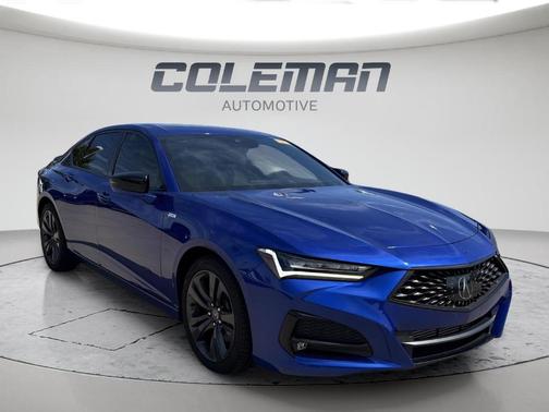 Apex Blue Pearl 2021 Acura TLX A-Spec