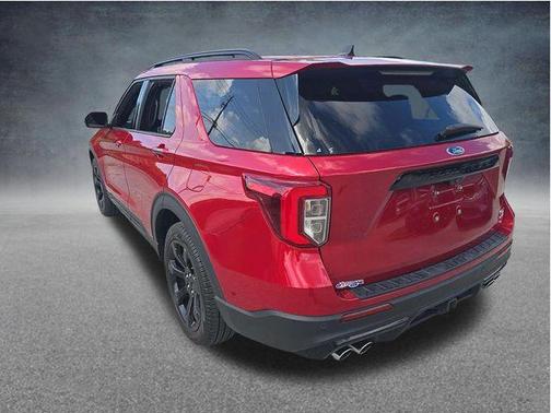 Rapid Red Metallic Tinted Clearcoat 2023 Ford Explorer ST
