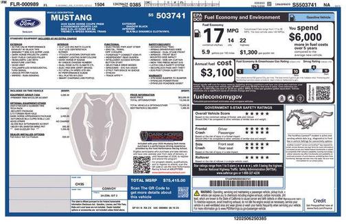 2025 Ford Mustang Dark Horse Fastback