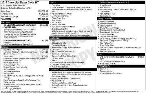 2019 Chevrolet Blazer 2LT