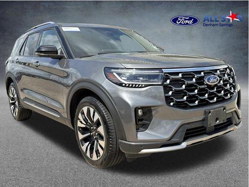 Carbonized Gray Metallic 2025 Ford Explorer Platinum