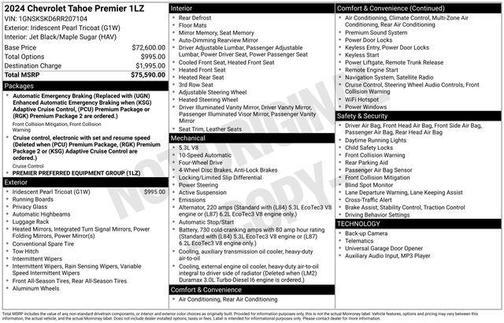 2024 Chevrolet Tahoe Premier