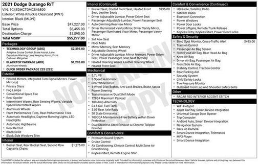 2021 Dodge Durango R/T RWD