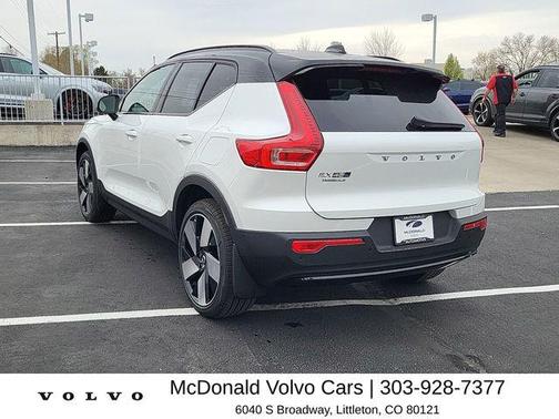 Crystal White Pearl 2026 Volvo EX40 Twin Motor Plus