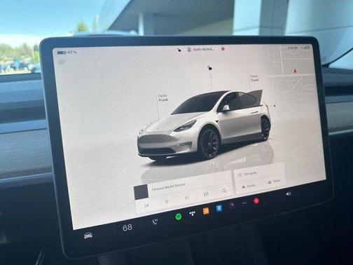 Pearl White Multi 2023 Tesla Model Y Long Range