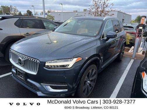 Denim Blue Metallic 2023 Volvo XC90 B6 Ultimate 7-Seater