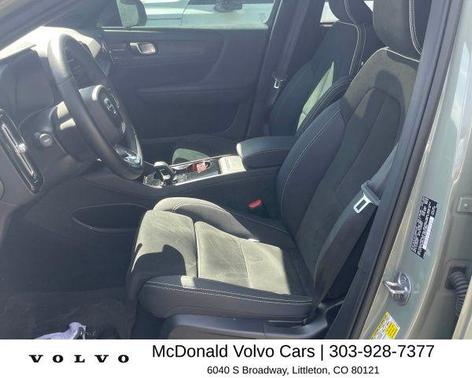 Sage Green Metallic 2023 Volvo C40 Recharge Pure Electric Twin Ultimate
