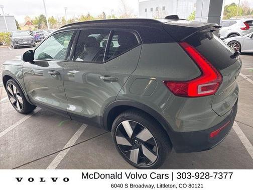 Sage Green Metallic 2023 Volvo XC40 Recharge Pure Electric Twin Ultimate