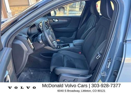 Thunder Gray Metallic 2023 Volvo XC40 Recharge Pure Electric Twin Ultimate