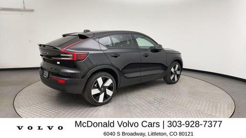 Onyx Black Metallic 2023 Volvo C40 Recharge Pure Electric Twin Ultimate