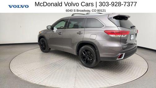 Gray 2018 Toyota Highlander Limited
