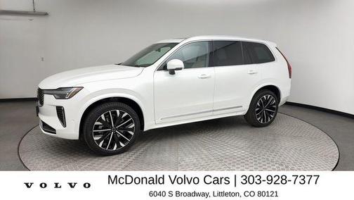 Crystal White Pearl 2026 Volvo XC90 B6 Plus 7-Seater