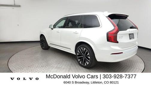 Crystal White Pearl 2026 Volvo XC90 B6 Plus 7-Seater