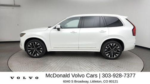 Crystal White Pearl 2026 Volvo XC90 B6 Plus 7-Seater