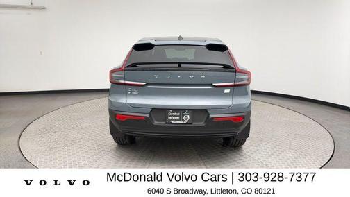 Thunder Gray Metallic 2023 Volvo C40 Recharge Pure Electric Twin Ultimate