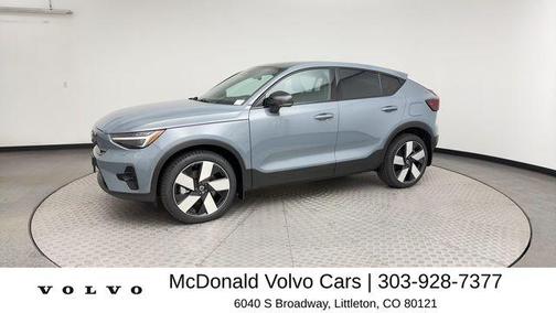 Thunder Gray Metallic 2023 Volvo C40 Recharge Pure Electric Twin Ultimate