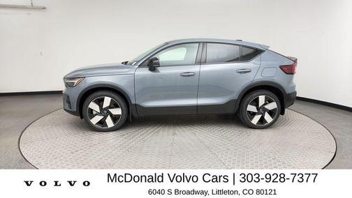Thunder Gray Metallic 2023 Volvo C40 Recharge Pure Electric Twin Ultimate