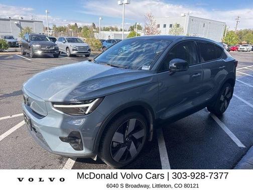 Thunder Gray Metallic 2023 Volvo C40 Recharge Pure Electric Twin Ultimate