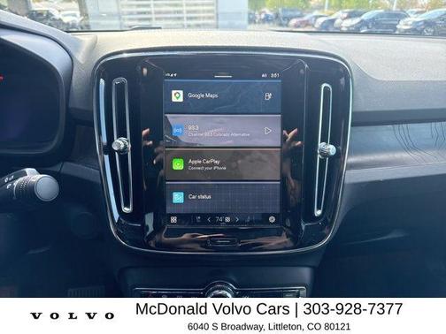 Thunder Gray Metallic 2023 Volvo C40 Recharge Pure Electric Twin Ultimate