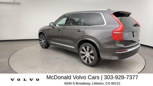 Platinum Gray Metallic 2024 Volvo XC90 B6 Ultimate Bright Theme 7-Seater