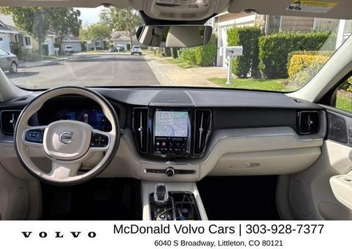 Denim Blue Metallic 2023 Volvo XC60 B6 Ultimate Dark Theme