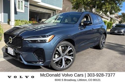 Denim Blue Metallic 2023 Volvo XC60 B6 Ultimate Dark Theme