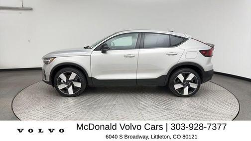 Silver 2023 Volvo C40 Recharge Pure Electric Twin Ultimate