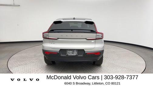 Silver 2023 Volvo C40 Recharge Pure Electric Twin Ultimate