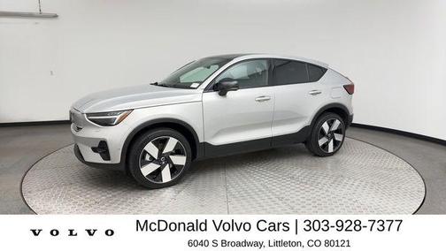 Silver 2023 Volvo C40 Recharge Pure Electric Twin Ultimate