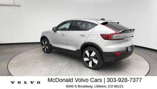 Silver 2023 Volvo C40 Recharge Pure Electric Twin Ultimate