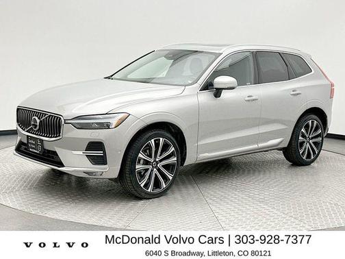 Silver 2023 Volvo XC60 B5 Ultimate Bright Theme