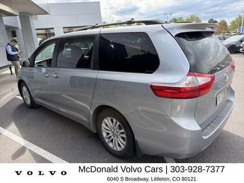 Silver Sky Metallic 2015 Toyota Sienna XLE
