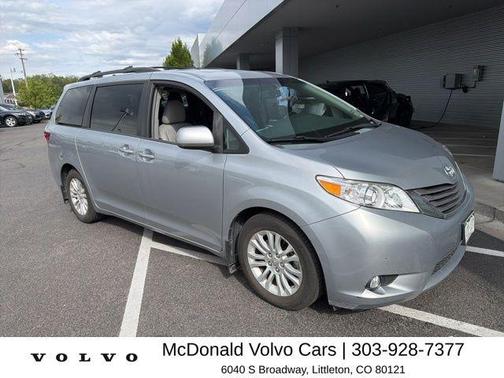 Silver Sky Metallic 2015 Toyota Sienna XLE