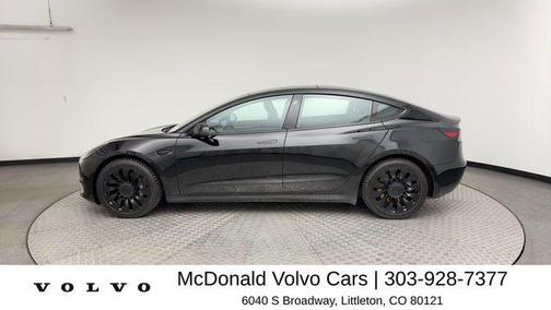 Black 2022 Tesla Model 3 Long Range